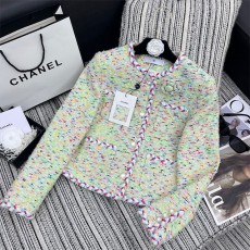 샤넬 CHANEL 여성 트위드 자켓 CL081