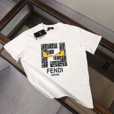 펜디 FENDI 남성 라운드 반팔 F1114