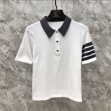 톰브라운 THOMBROWNE 여성 폴로 니트 반팔 T5174