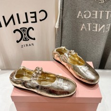 미우미우 MIUMIU 여성 플랫 MU014792