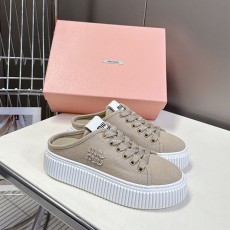 미우미우 MIUMIU 여성 스니커즈 뮬 MU014799