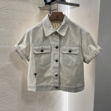 디올 DIOR 여성 데님 자켓 반팔 DR1363