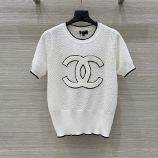 샤넬 CHANEL 여성 니트 반팔 CL0730
