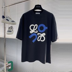 로에베 LOEWE 남성 라운드 반팔 LW0470