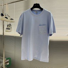 로에베 LOEWE 남성 라운드 반팔 LW0475