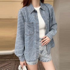 샤넬 CHANEL 여성 데님 셔츠 CL0755