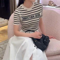 디올 DIOR 여성 니트 반팔 DR1471