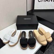 샤넬 CHANEL 웨지힐 뮬 C01774