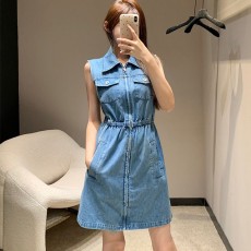 미우미우 MIUMIU 여성 데님 원피스 MU0346
