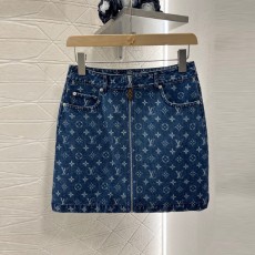 루이비통 LV 여성 데님 스커트 LV8362
