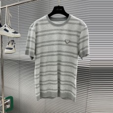 프라다 PRADA 남성 라운드 반팔 PD13007