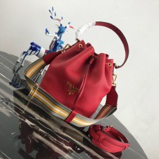 프라다 PRADA  비텔로 다이노 로고 버킷백 1BE018  PR0683