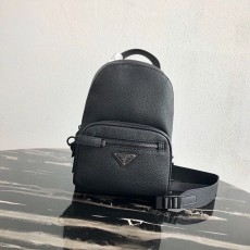 프라다 PRADA 남성 사피아노 원 숄더 백팩 2VZ031 PR0805