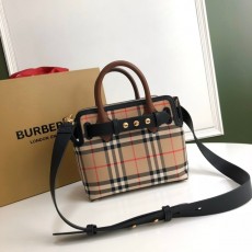 버버리 BURBERRY 스몰 빈티지 체크 트리플 스터드 벨트 백 BB0437