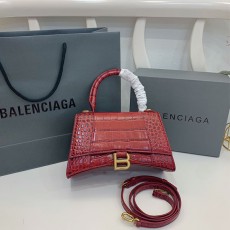 발렌시아가 Balenciaga 아워글라스 스몰 탑핸들백 BC0454