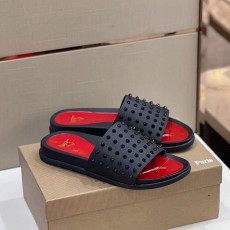 크리스찬 루부탱 CHRISTIAN LOUBOUTIN 남성 슬라이드 슬리퍼 CB208