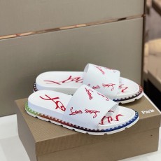 크리스찬 루부탱 CHRISTIAN LOUBOUTIN 남성 슬라이드 슬리퍼 CB215