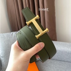 에르메스 HERMES 남성 양면 벨트 H323