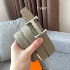 에르메스 HERMES 남성 양면 벨트 H328