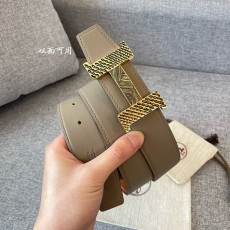 에르메스 HERMES 남성 양면 벨트 H331