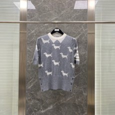 톰브라운 THOMBROWNE 여성 폴로 니트반팔 T4350