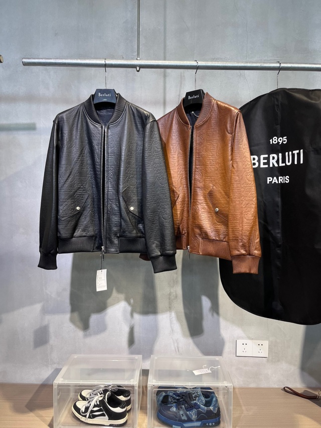 벨루티 Alessandro Berluti 남성 가죽 자켓 AB0115