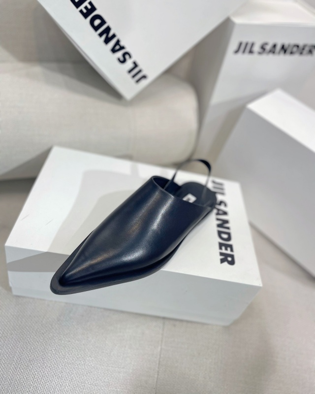 질샌더 JIL SANDER 여성 플랫 슬링백 JS067