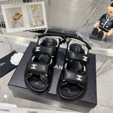 샤넬 CHANEL 여성 벨크로 샌들 C01047