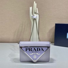 프라다 PRADA 삼각로고 체인 숄더백 1BH189 PD0902