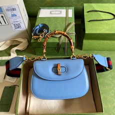 구찌 GUCCI 뱀부 1947 탑 핸들백  675797 GU1080